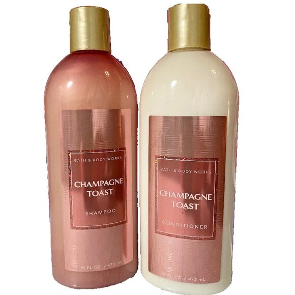 Bath & Body Works CHAMPAGNE TOAST Shampoo & Conditioner NEW Set - Picture 1 of 2